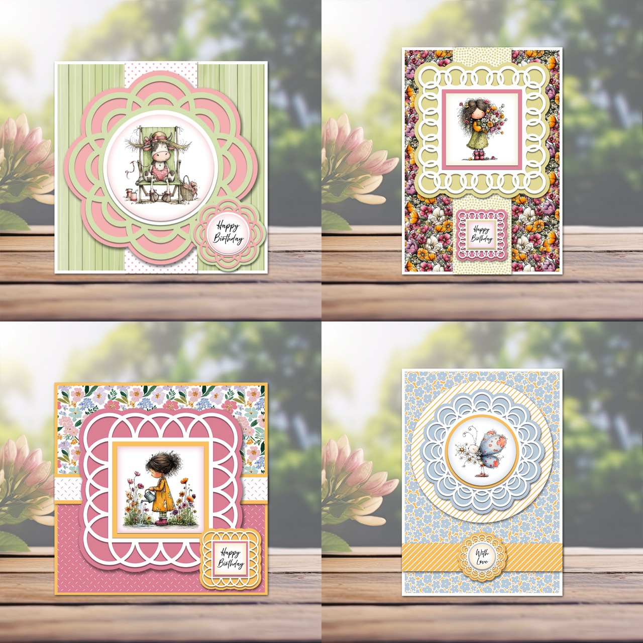 The Crafty Witches - Doily Toppers & Papers Vol I Digital Collection - Image 6