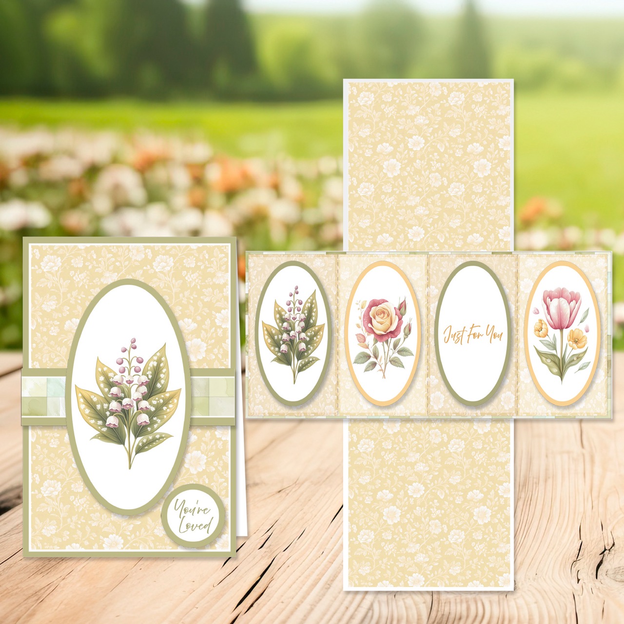 The Crafty Witches - Twisty Pop Out Cards SVG Vol I - Image 11