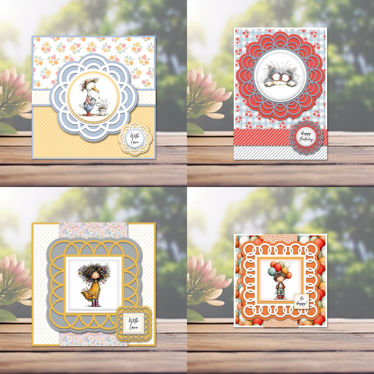 The Crafty Witches - Doily Toppers & Papers Vol I Digital Collection - Image 7