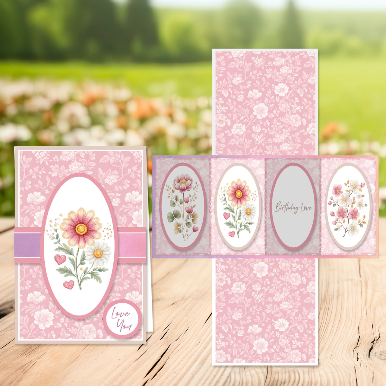 The Crafty Witches - Twisty Pop Out Cards SVG Vol I - Image 13