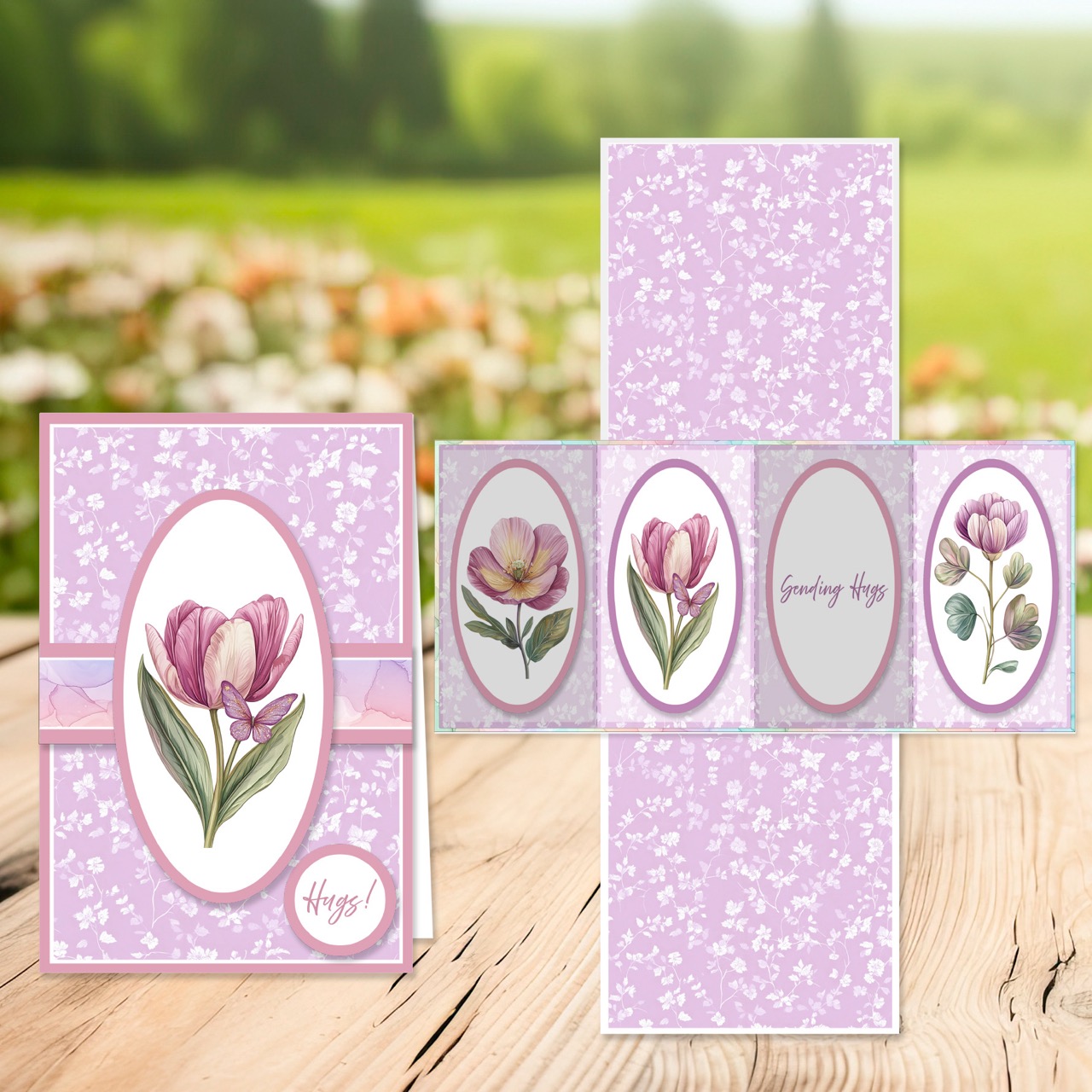 The Crafty Witches - Twisty Pop Out Cards SVG Vol I - Image 16