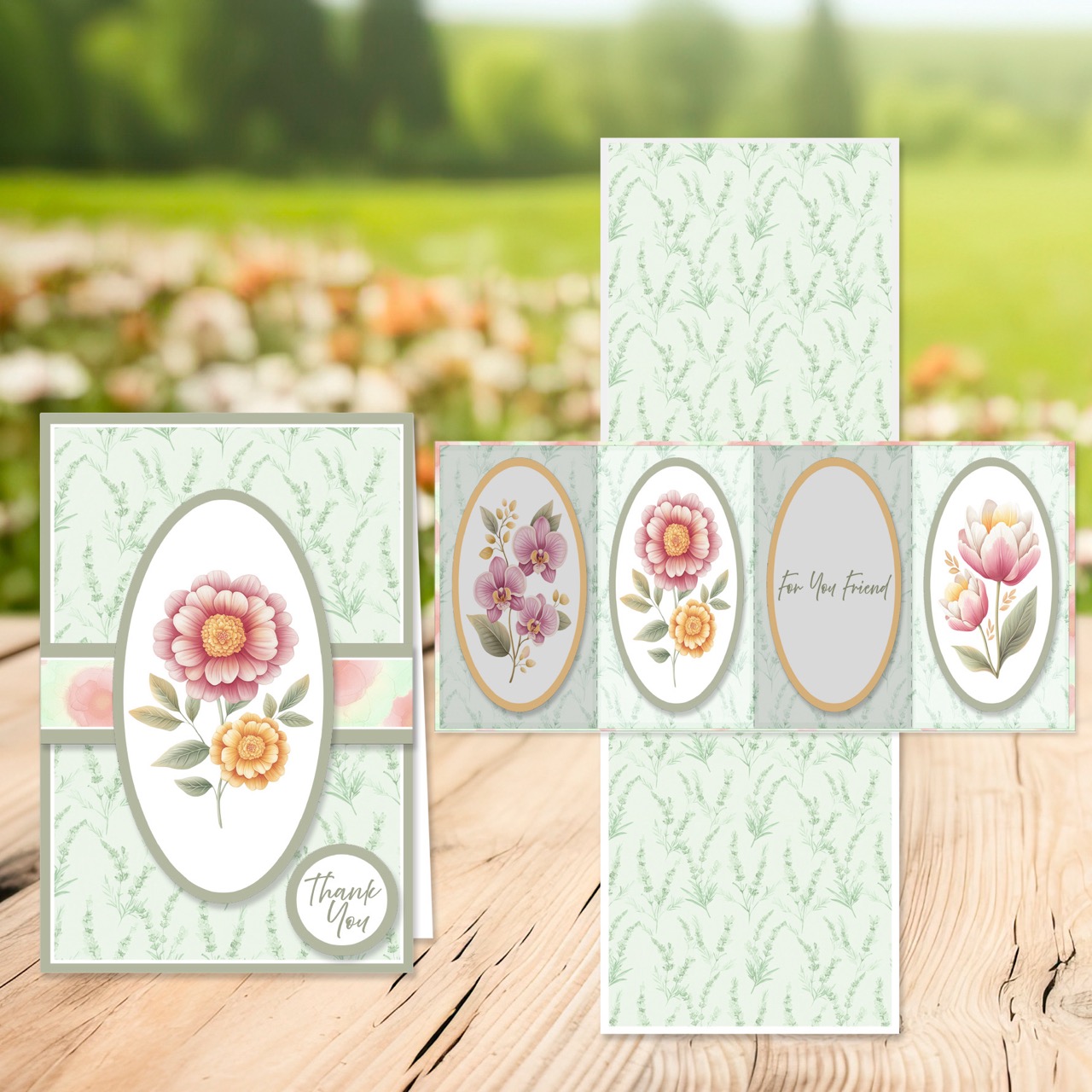 The Crafty Witches - Twisty Pop Out Cards SVG Vol I - Image 17
