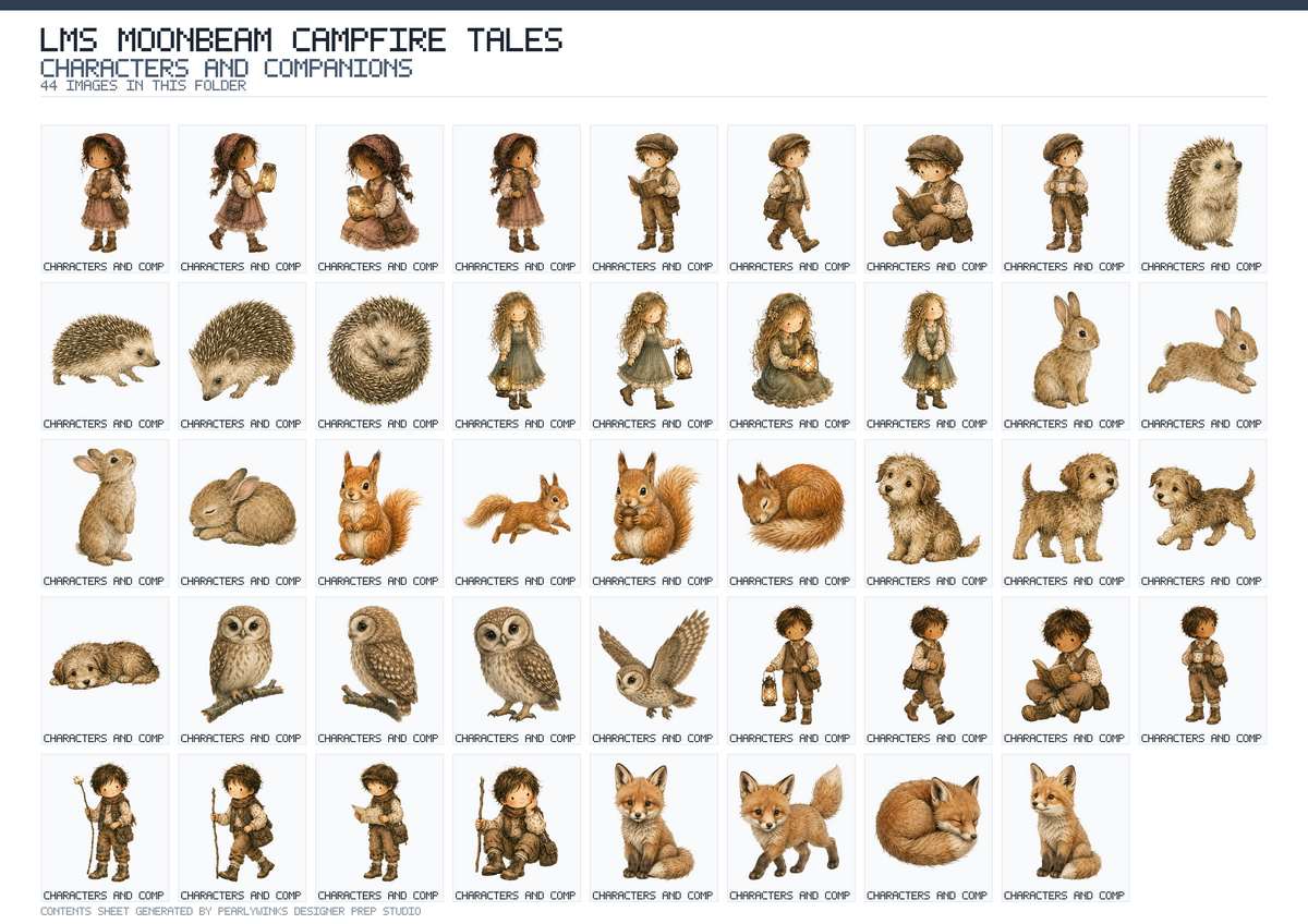 Pearlywinks - Little Meadow Stories - Moonbeam Campfire Tales Digital Download - Image 6
