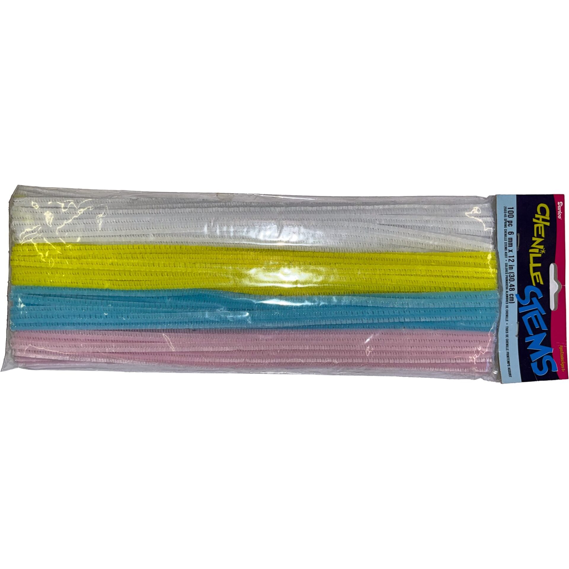 Silvar Design Chenille Stems - Spring Mix (6mm x 12" - 100pk)