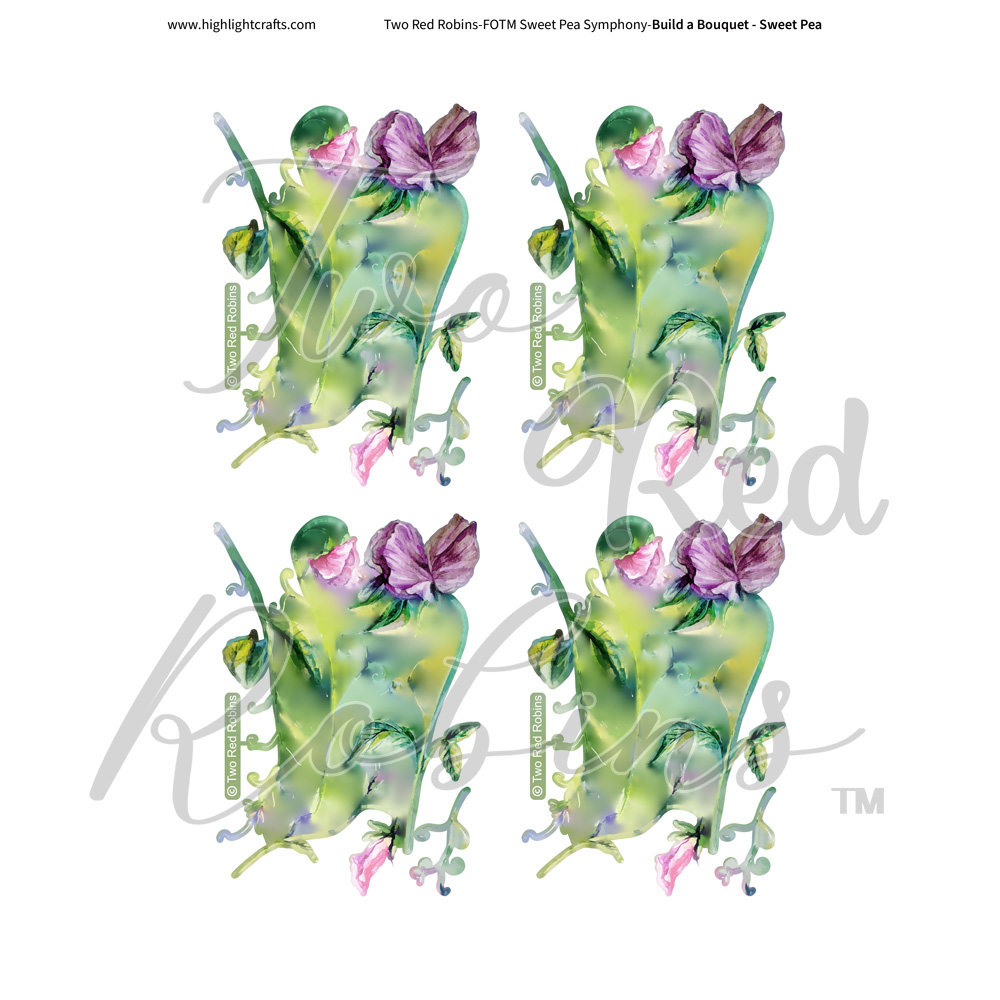 Two Red Robins Build a Bouquet Sweet Pea Reflections Download 2