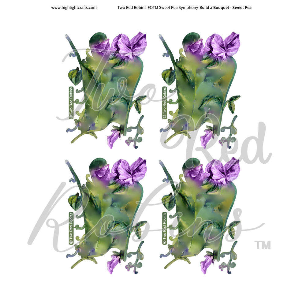 Two Red Robins Build a Bouquet Sweet Pea Reflections Download 3