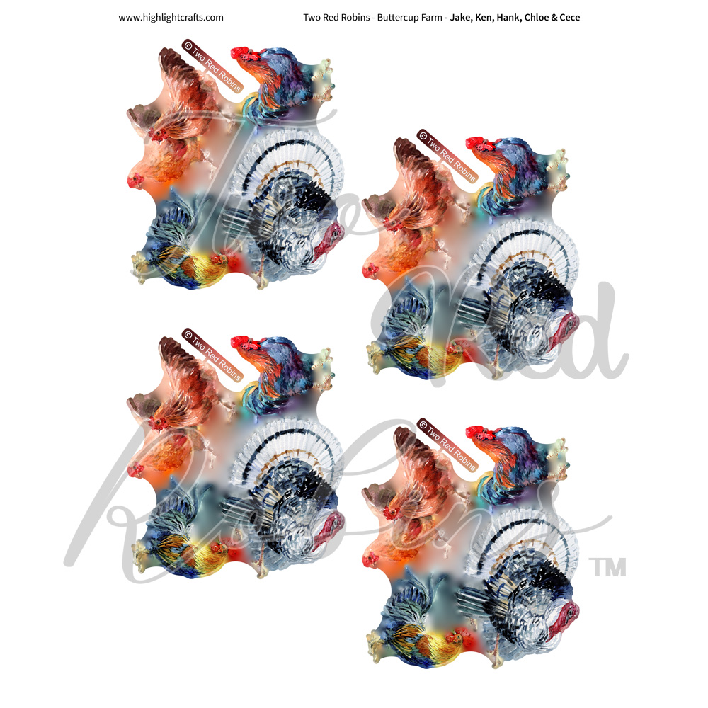 Two Red Robins Jake, Ken, Hank, Chloe & Cece Reflections Download