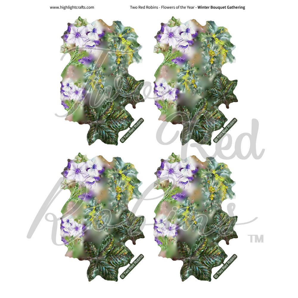 Two Red Robins Winter Bouquet Gathering Reflections Download 2