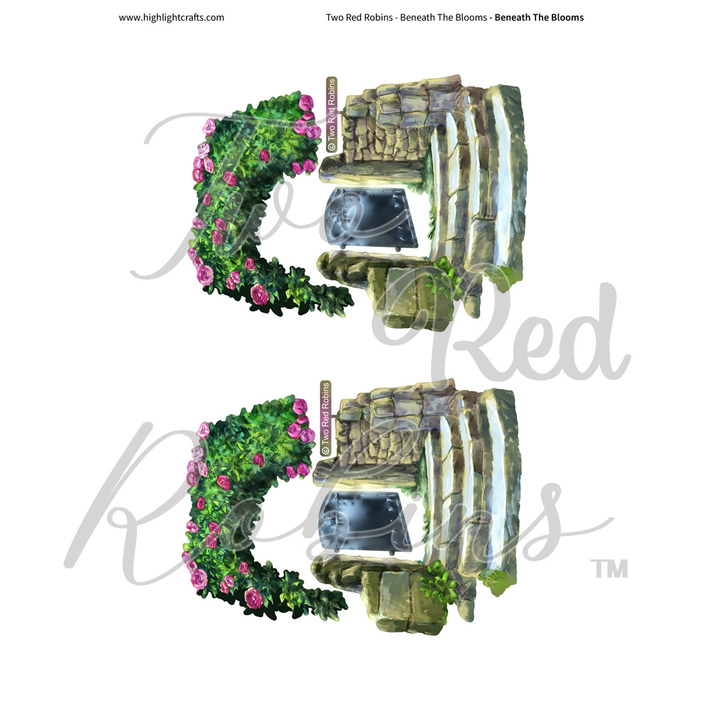 Two Red Robins Beneath The Blooms Reflections Download 2