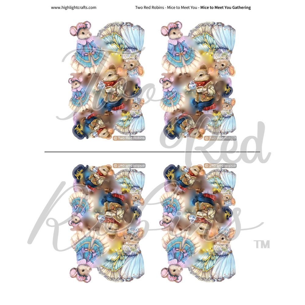 Two Red Robins Mice to Meet You Gathering Reversed Reflections Download