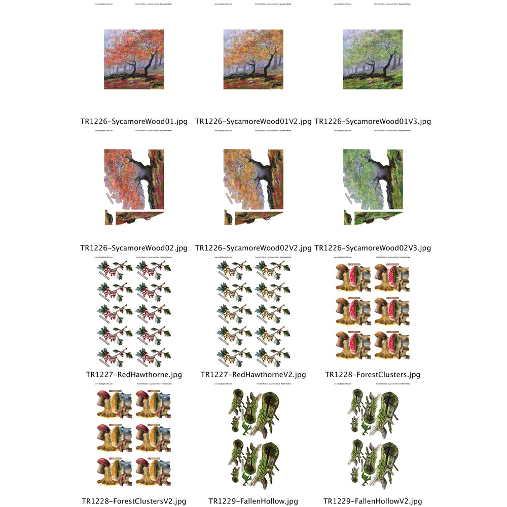 Two Red Robins Sycamore Wood Artwork Pack Download - Image 7