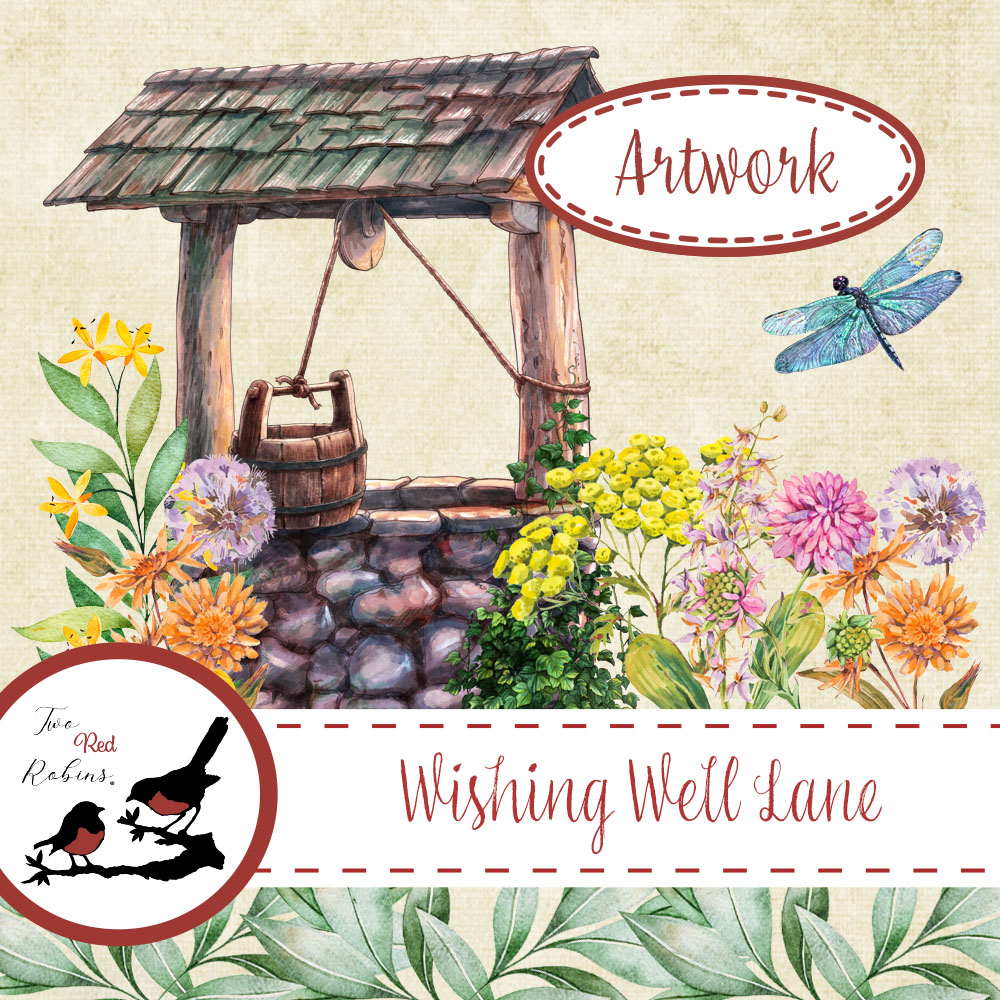 Two Red Robins Wishing Well Lane Artwork Pack Download