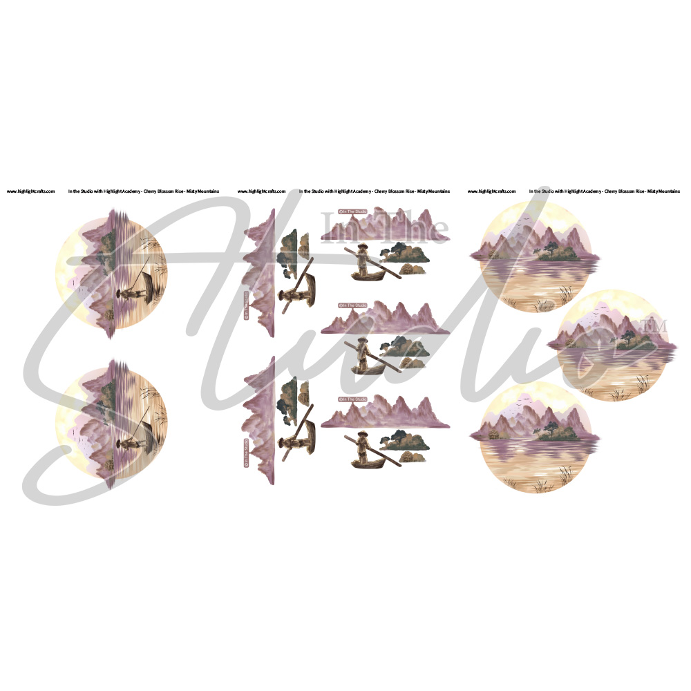 In The Studio Misty Mountains Reflections Download