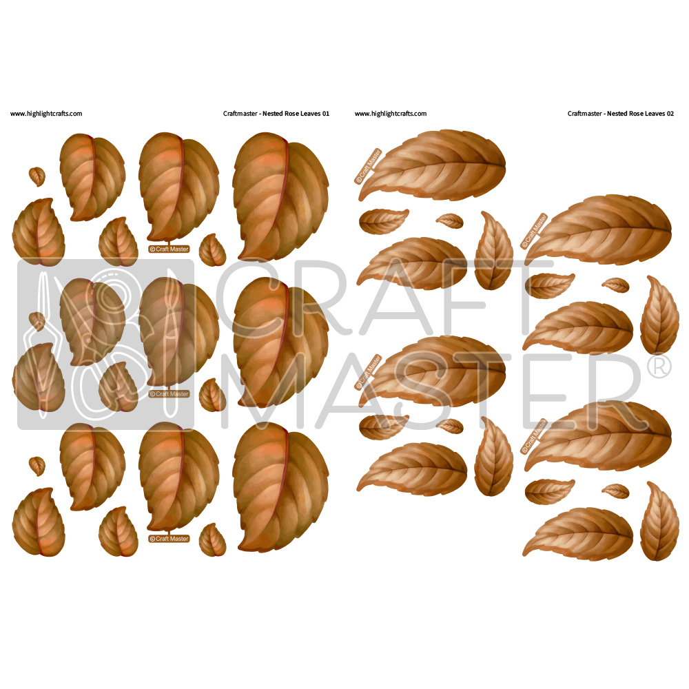 Craft Master Nested Rose Leaves Reflections Download 3