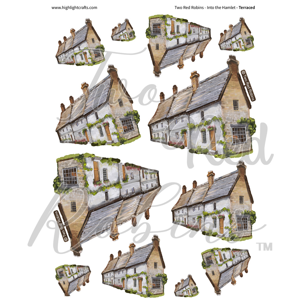 Two Red Robins Terraced Reflections Download