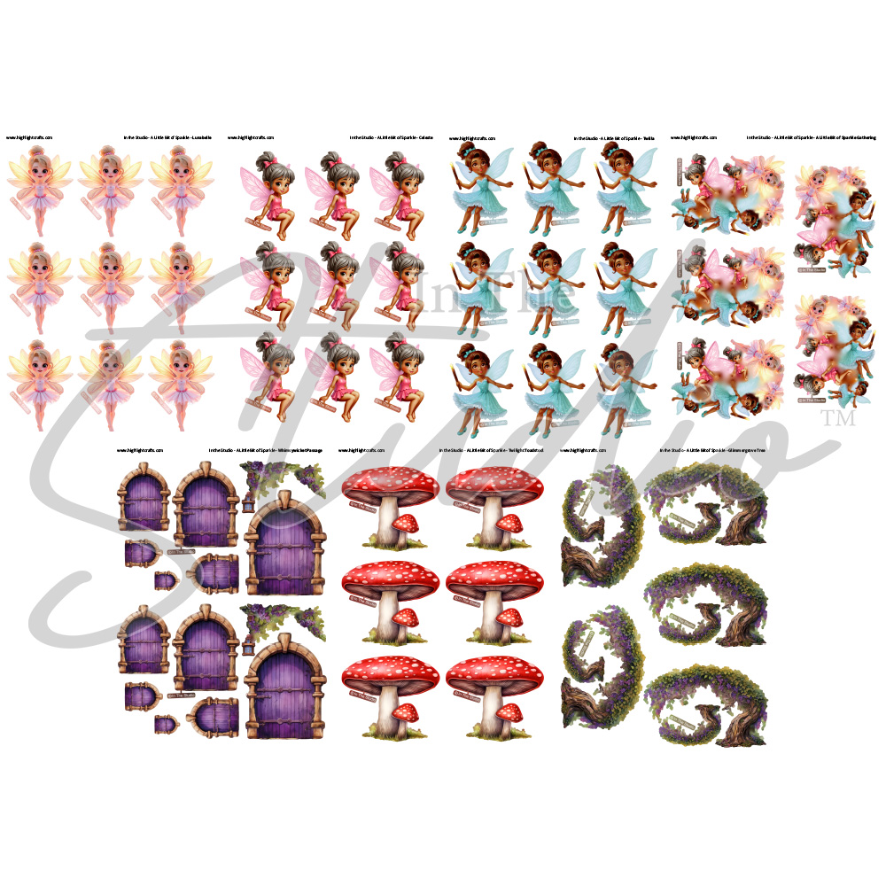 In The Studio A Little Bit of Sparkle Reflections Free Download Bundle