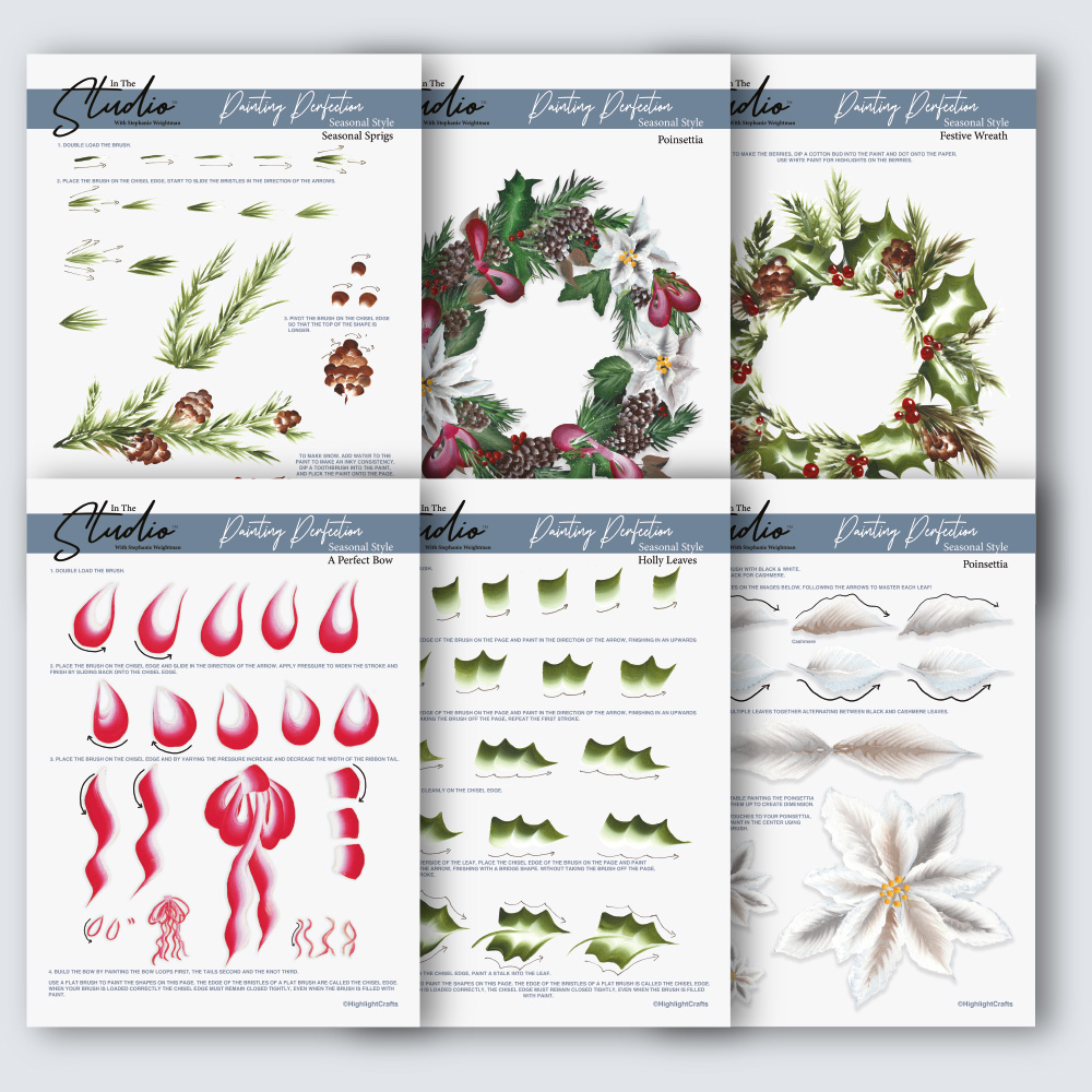 In The Studio Painting Perfection Seasonal Style Pages Download
