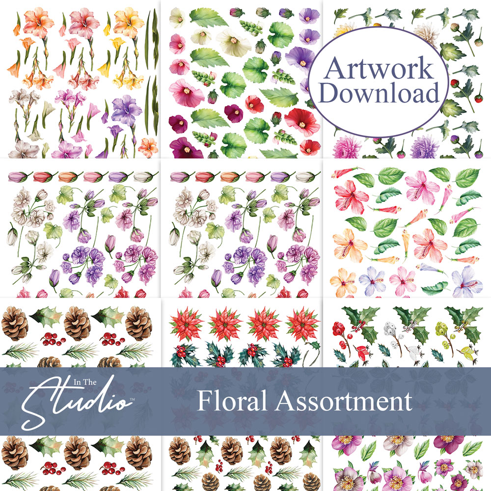 In The Studio Floral Assortment Artwork Download