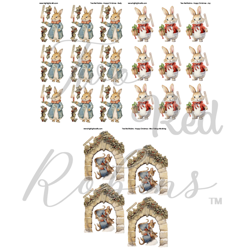 Two Red Robins Hoppy Christmas Reflections Free Download Bundle