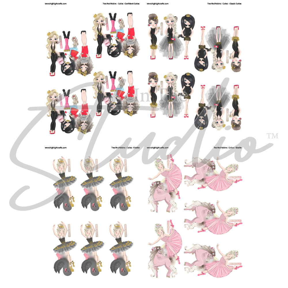In The Studio Cuties Reflections Download Bundle