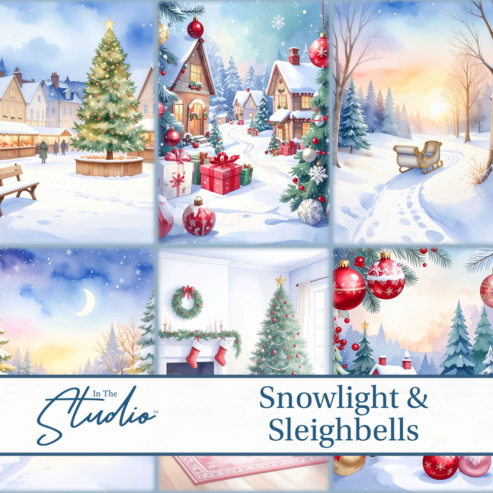 In The Studio Snowlight & Sleighbells Backgrounds Download