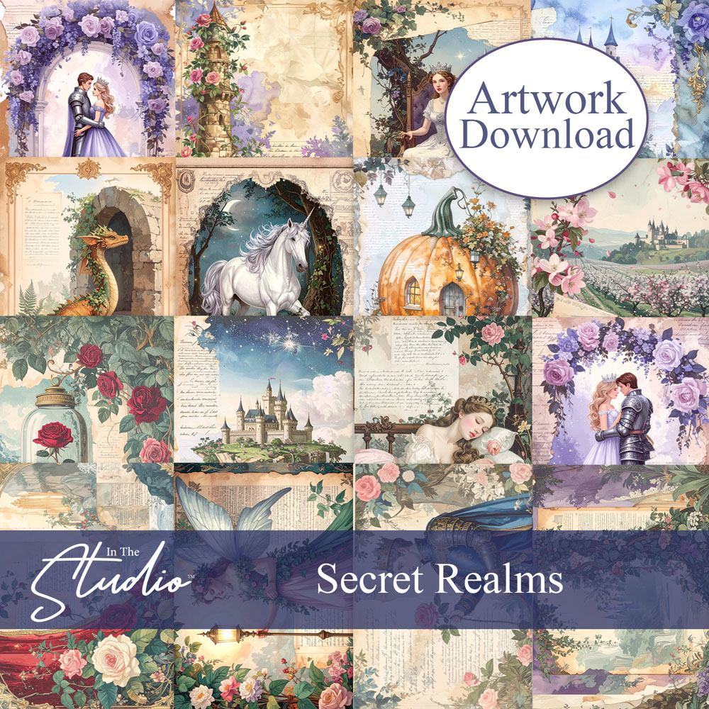 In The Studio Secret Realms Rice Paper Download