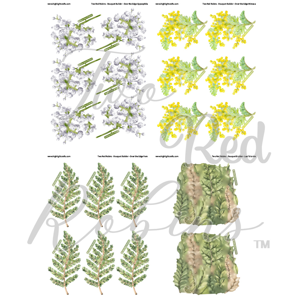 Two Red Robins Bouquet Builder Reflections Free Download Bundle