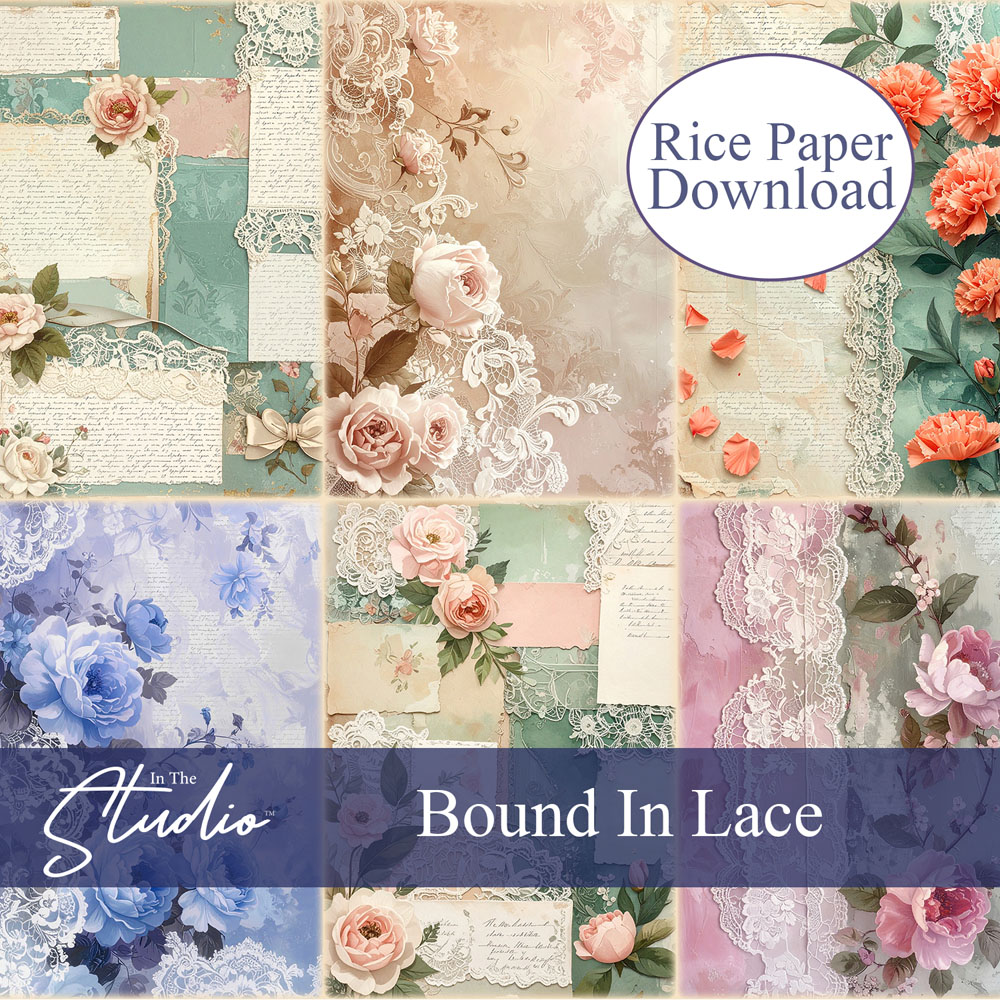 In The Studio Bound In Lace Mini Rice Paper Download