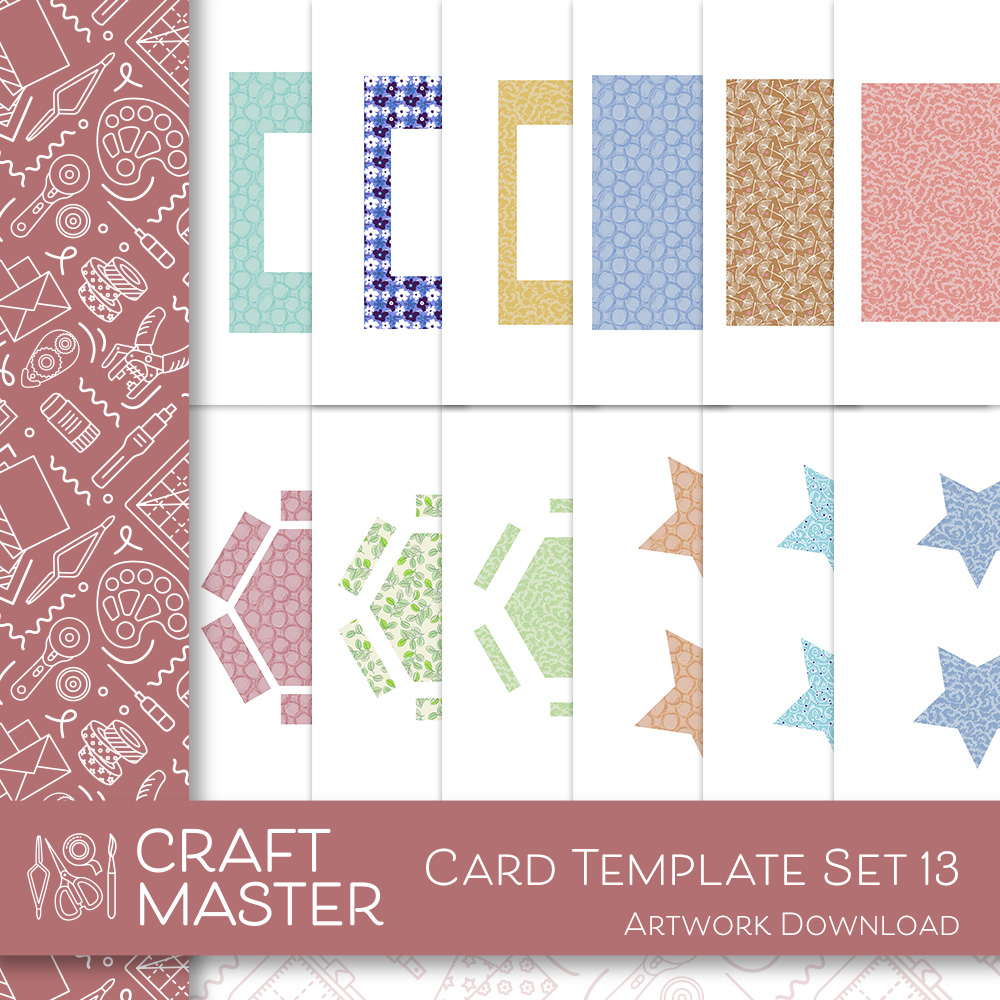 Craft Master Card Template Set 13 Artwork Download