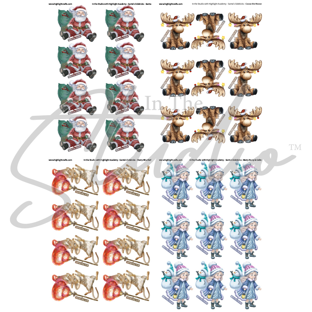 In The Studio Santa's Sidekicks Reflections Download Bundle