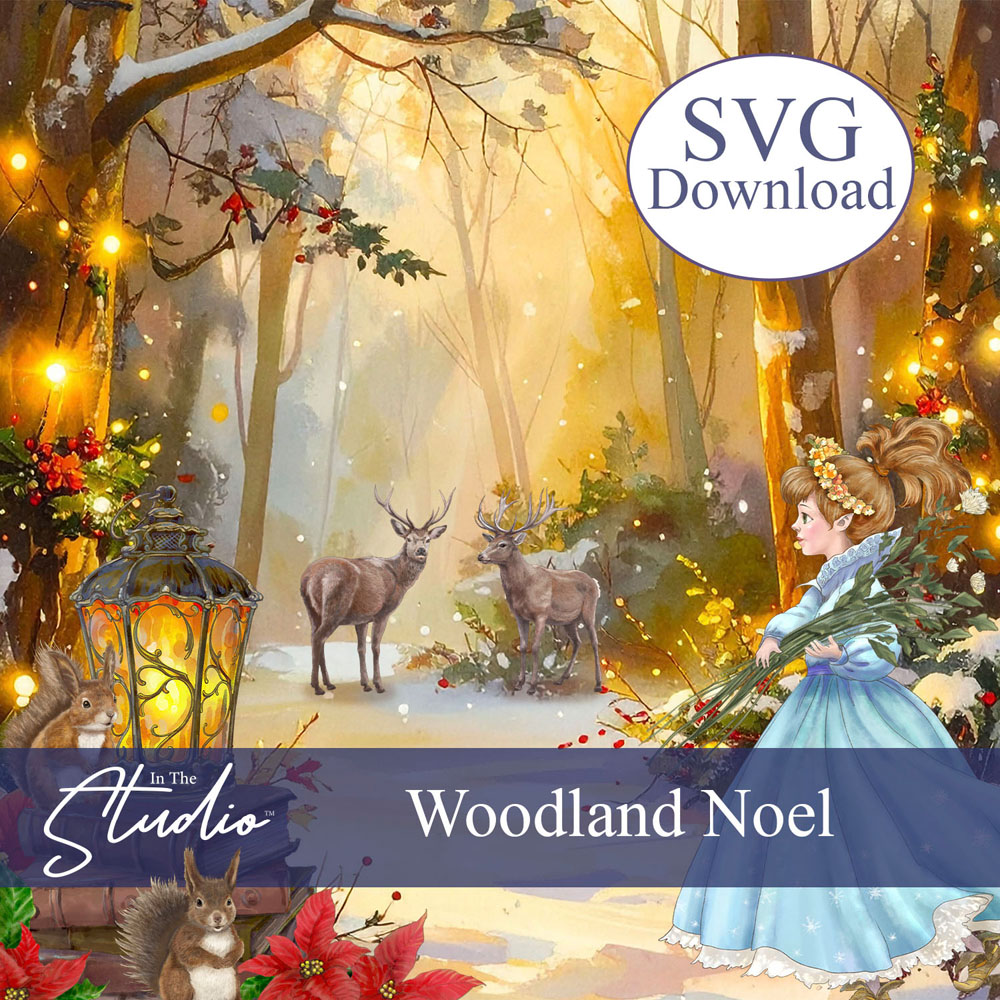 In The Studio Woodland Noel SVG Download