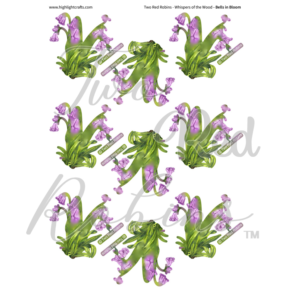 Two Red Robins Bells in Bloom Reflections Download 2