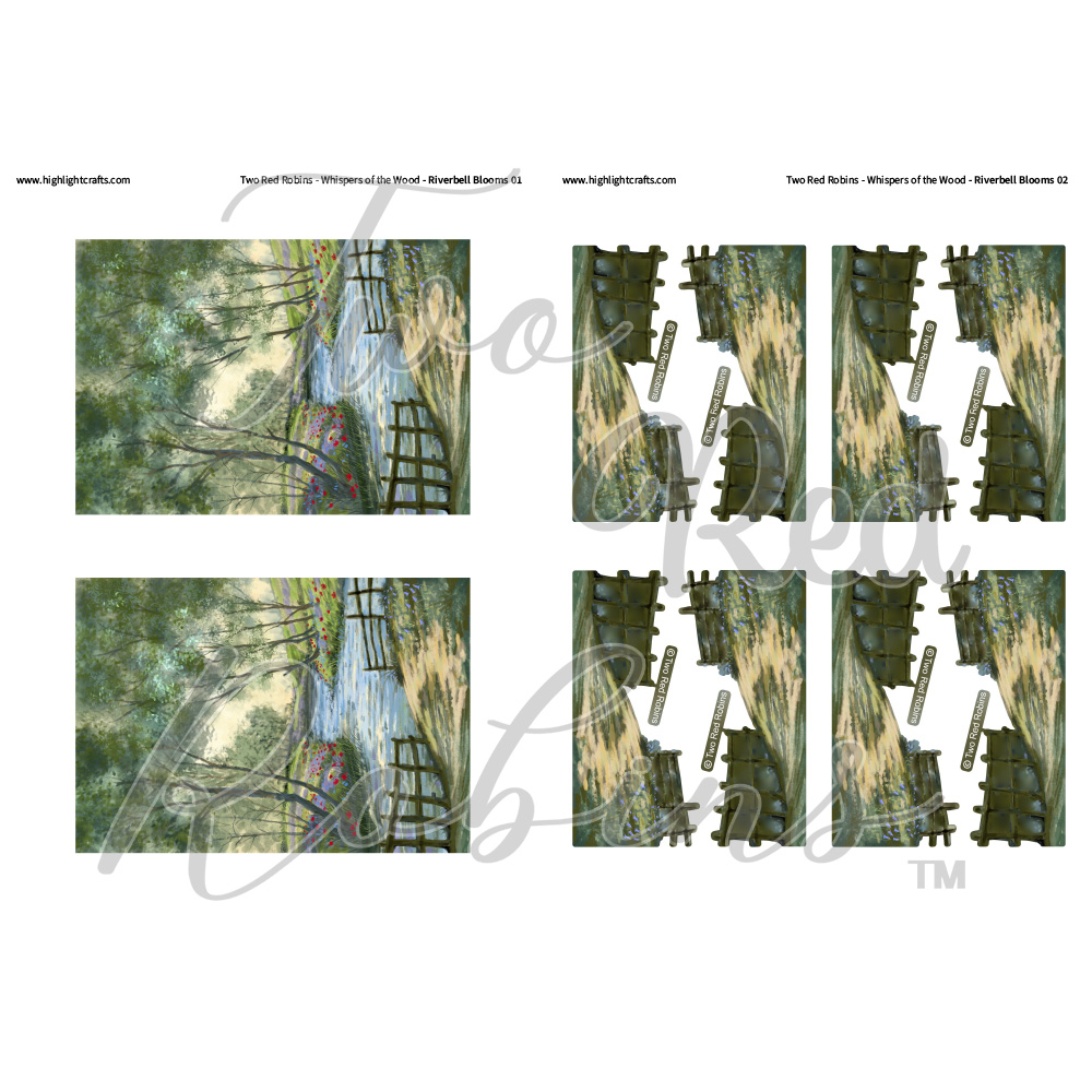 Two Red Robins Riverbell Blooms Reflections Download