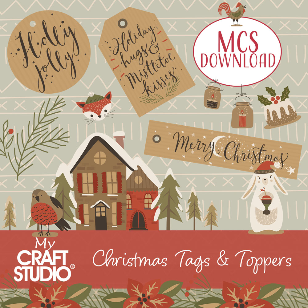 My Craft Studio Christmas Tags & Toppers Download