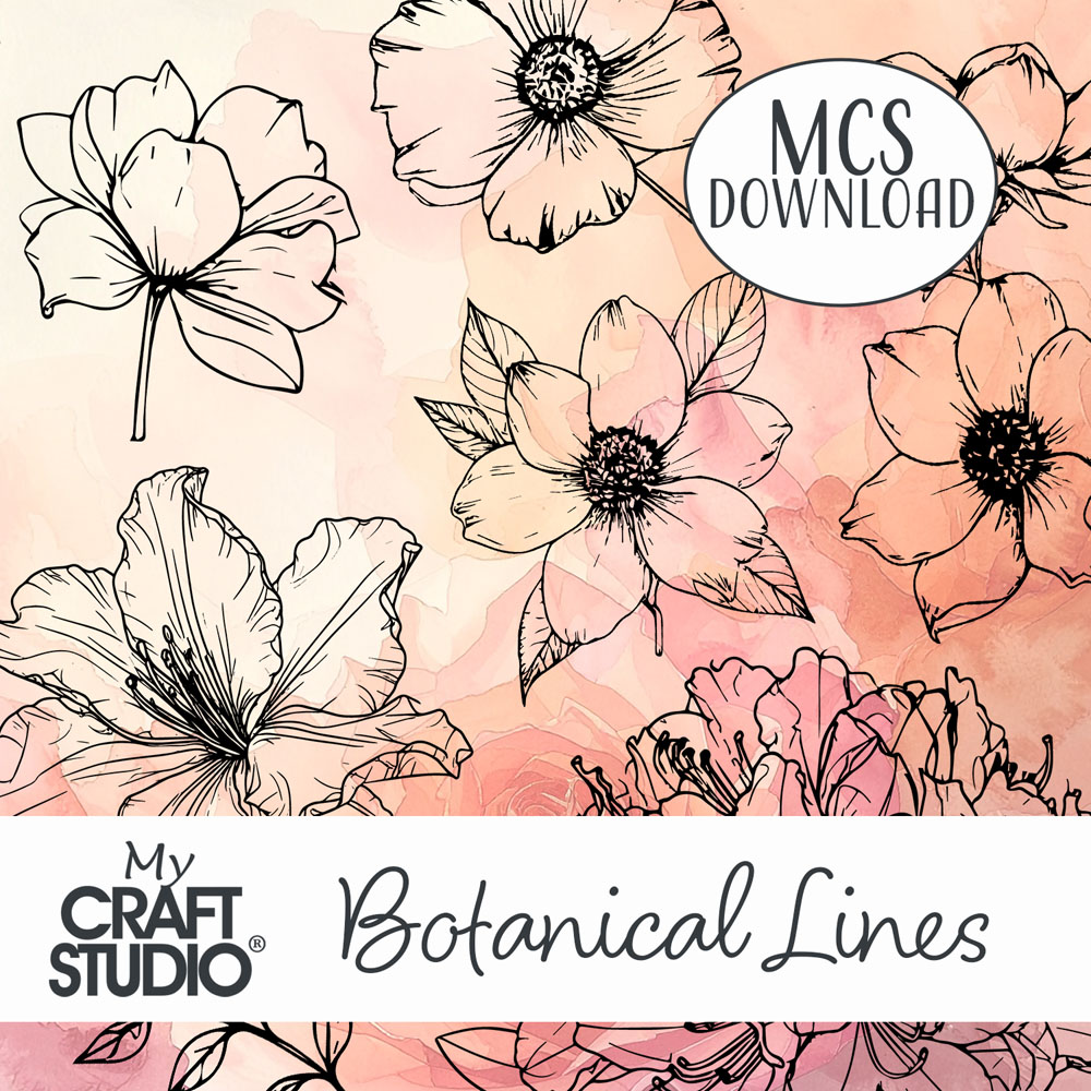My Craft Studio Botanical Lines Artwork Download