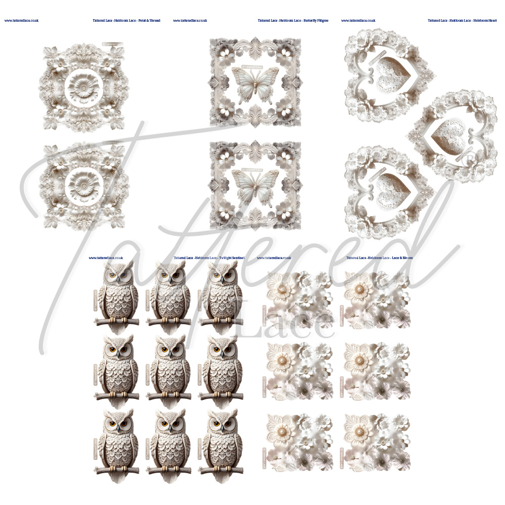 Tattered Lace Heirloom Lace Charisma Free Download Bundle