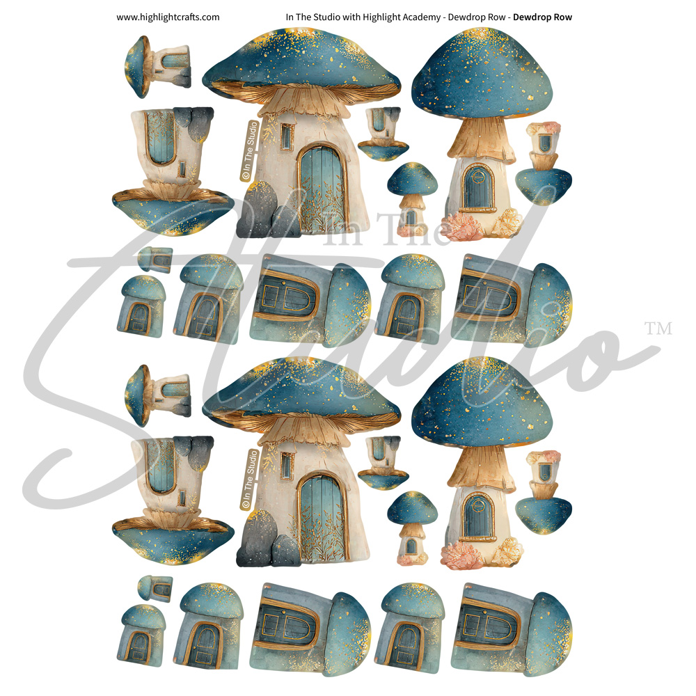 In The Studio Dewdrop Row Reflections Download 1