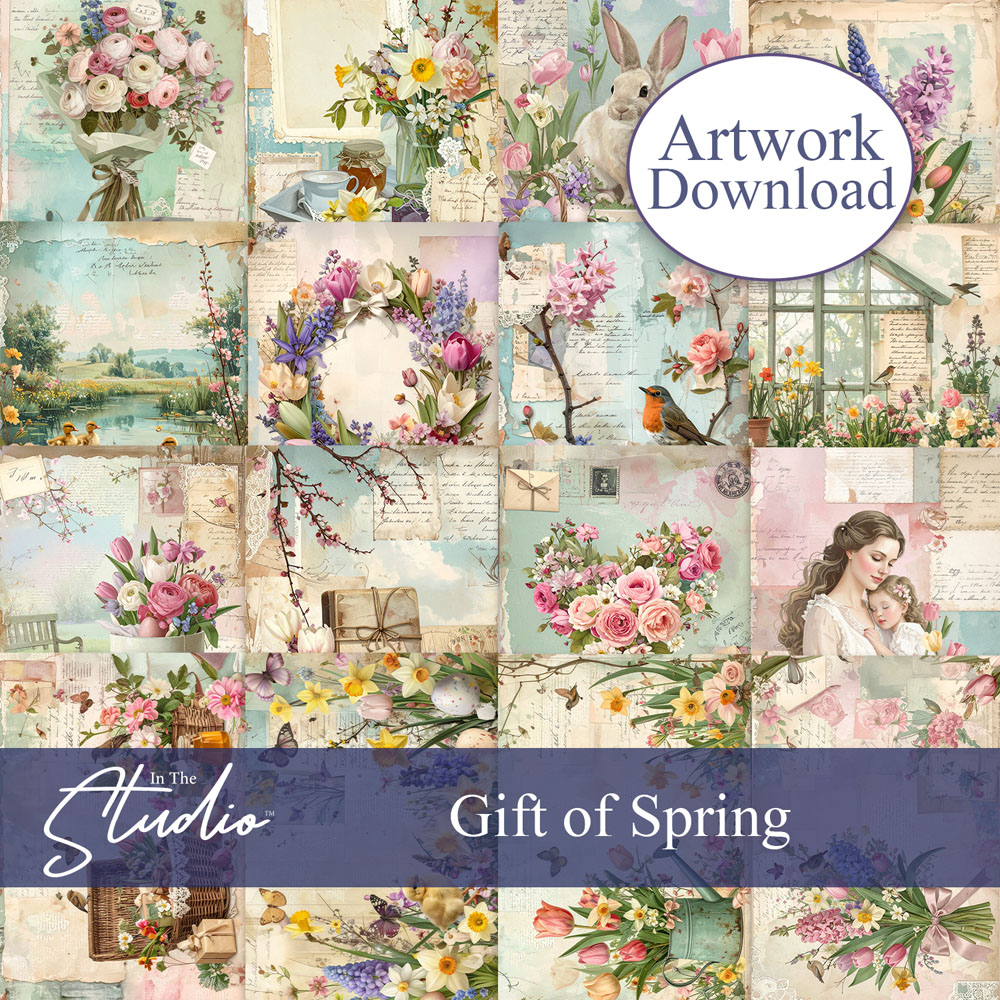 In The Studio Gift of Spring Rice Paper Download