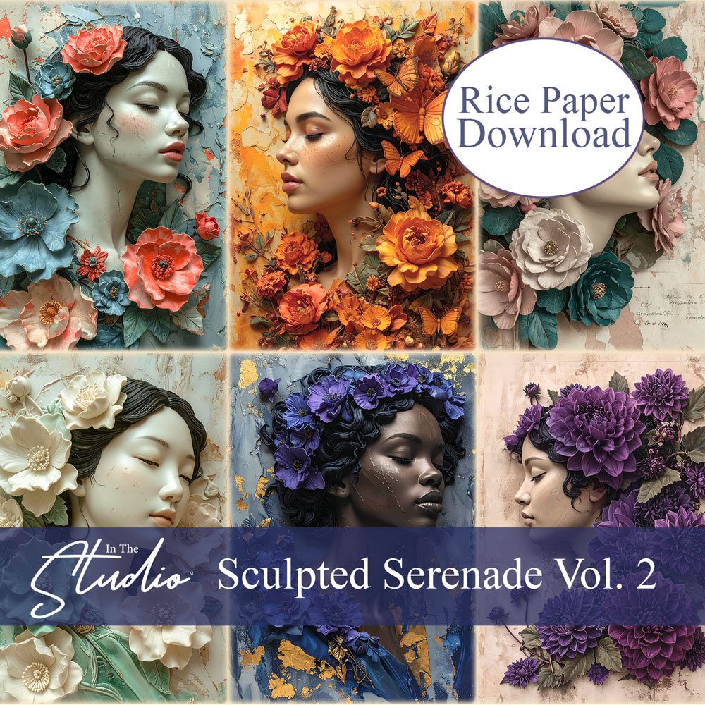 In The Studio Sculpted Serenade Vol 2 Mini Rice Paper Download