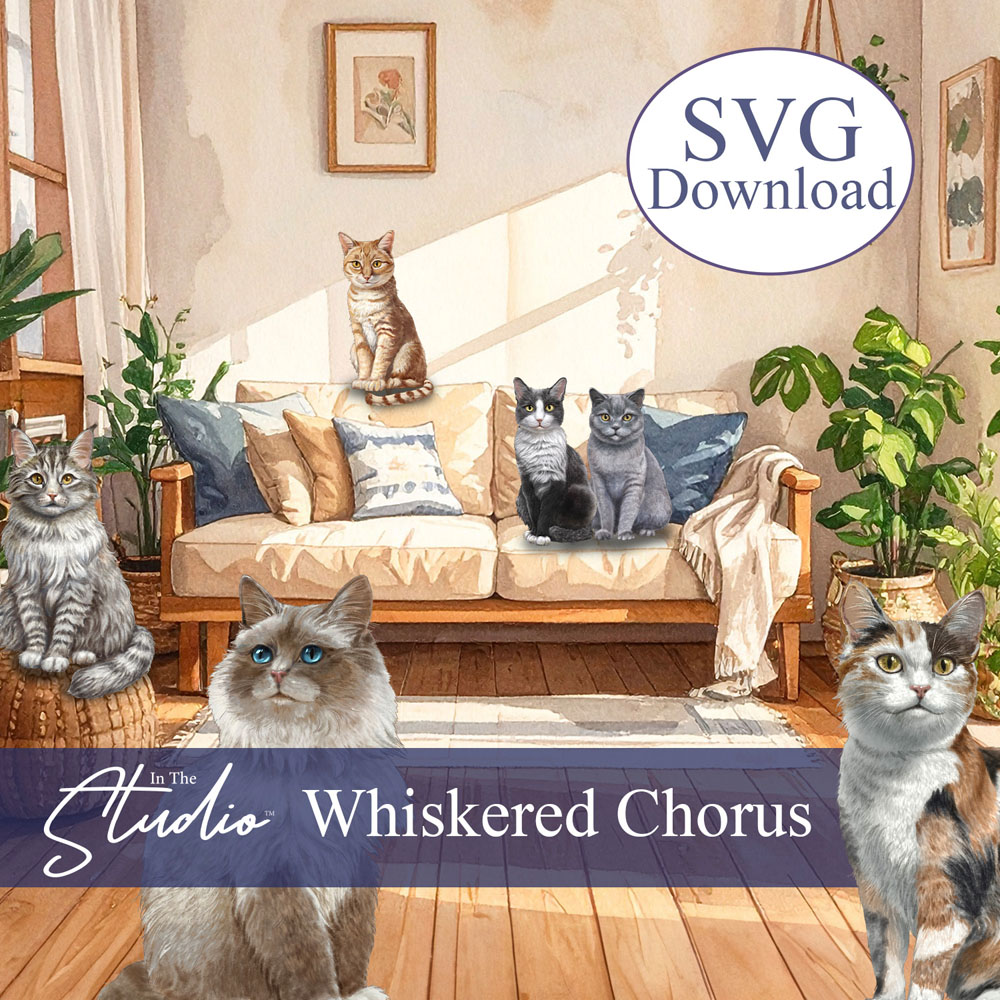 In The Studio Whiskered Chorus SVG Download