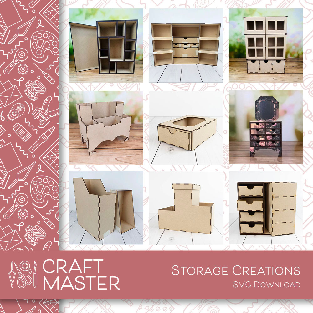 Craft Master Storage Creations SVG Download