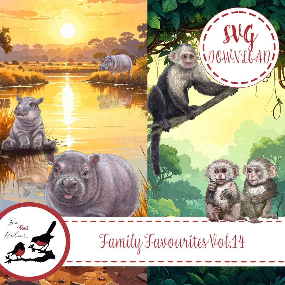 Two Red Robins Family Favourites Vol 14 SVG Download