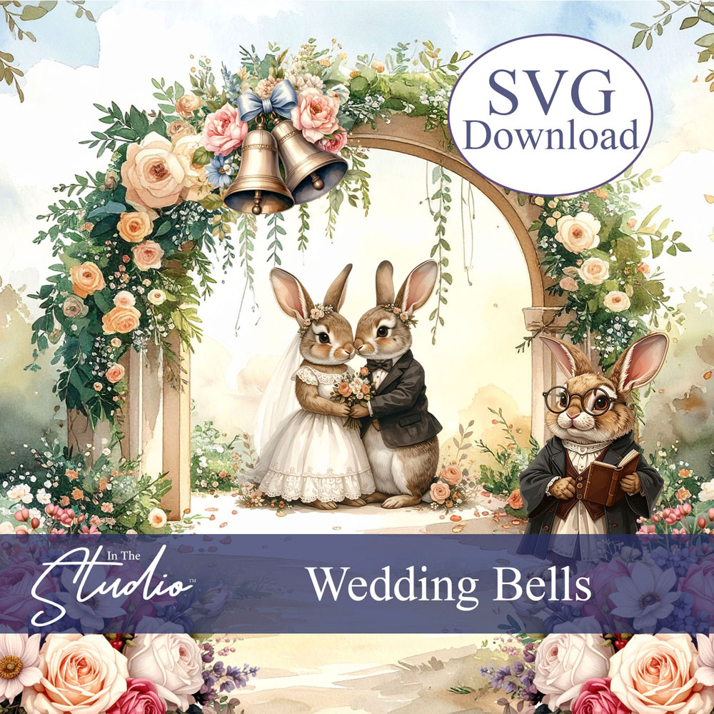In The Studio Wedding Bells SVG Download