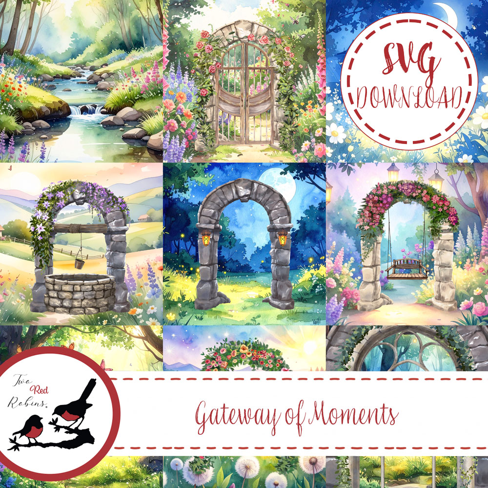 Two Red Robins Gateway of Moments SVG Download