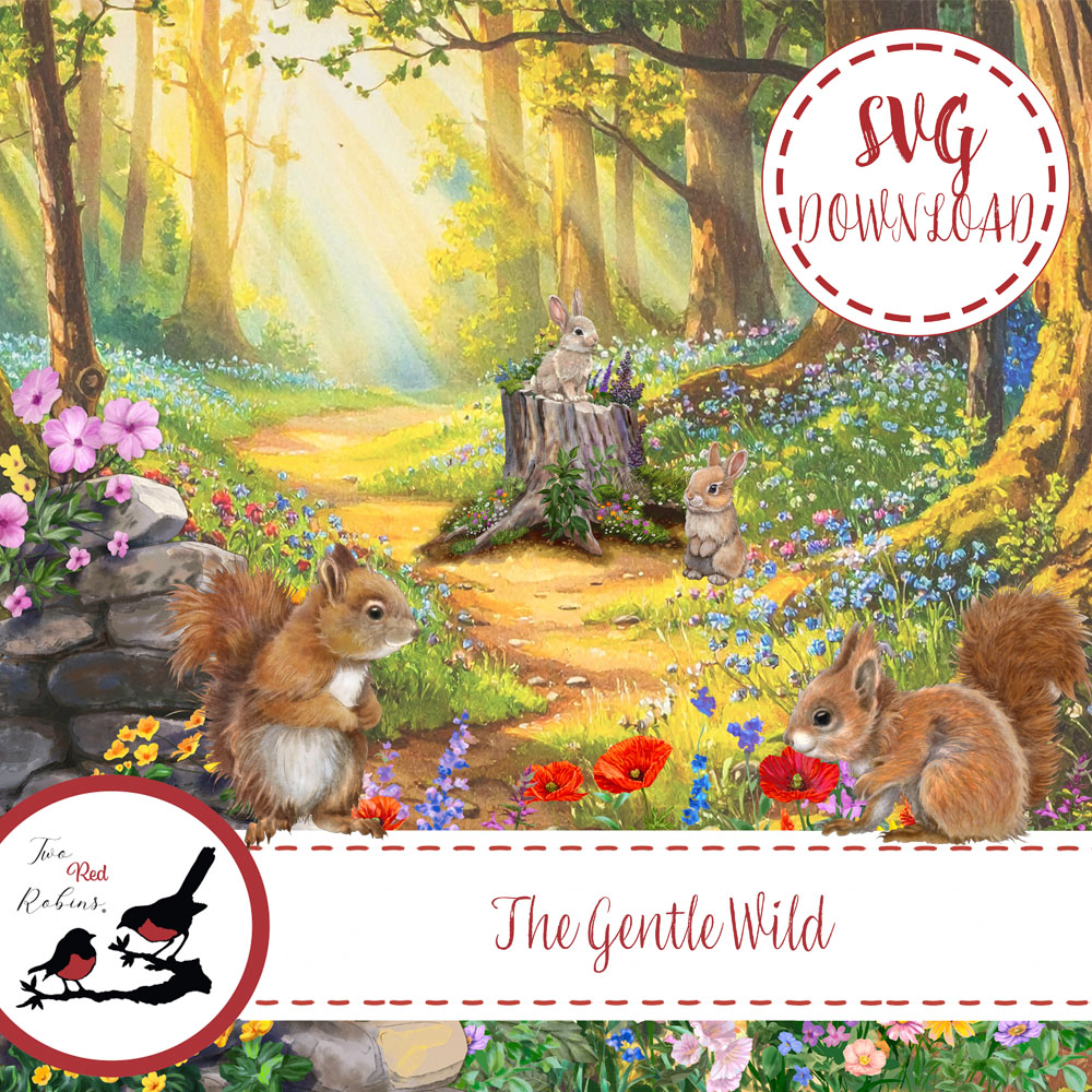 Two Red Robins The Gentle Wild SVG Download