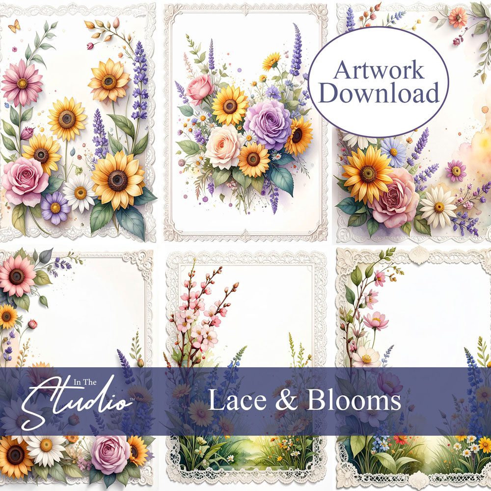 In The Studio Lace & Blooms Artwork Download