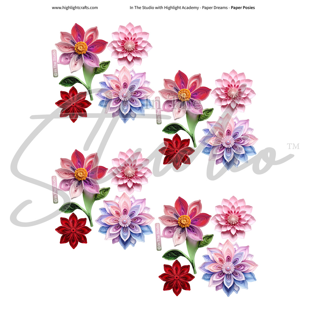 In The Studio Paper Posies Reflections Download 1