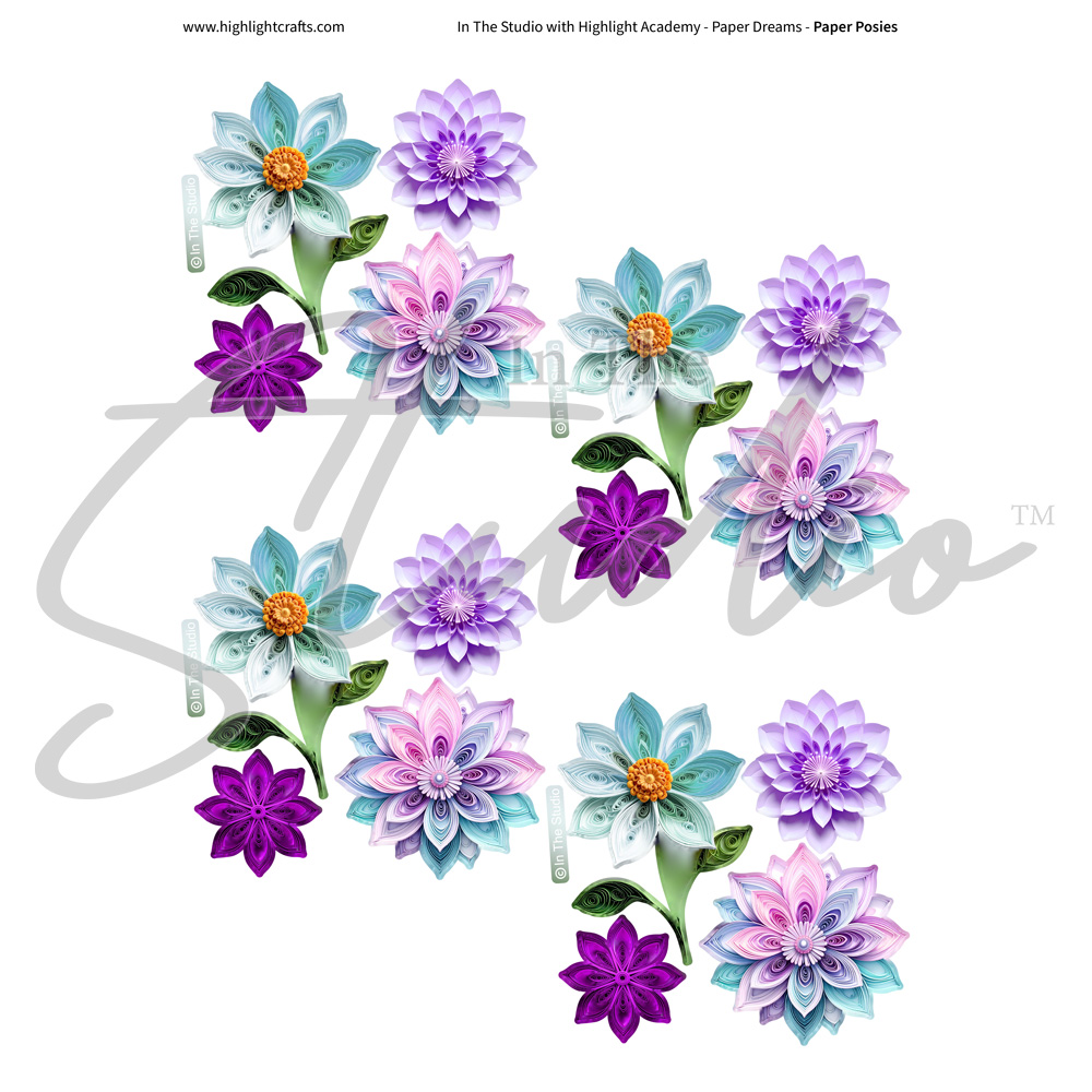 In The Studio Paper Posies Reflections Download 2