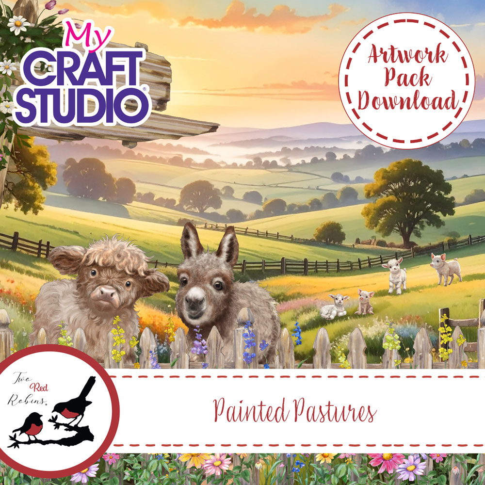 Two Red Robins Painted Pastures Artwork Pack Download