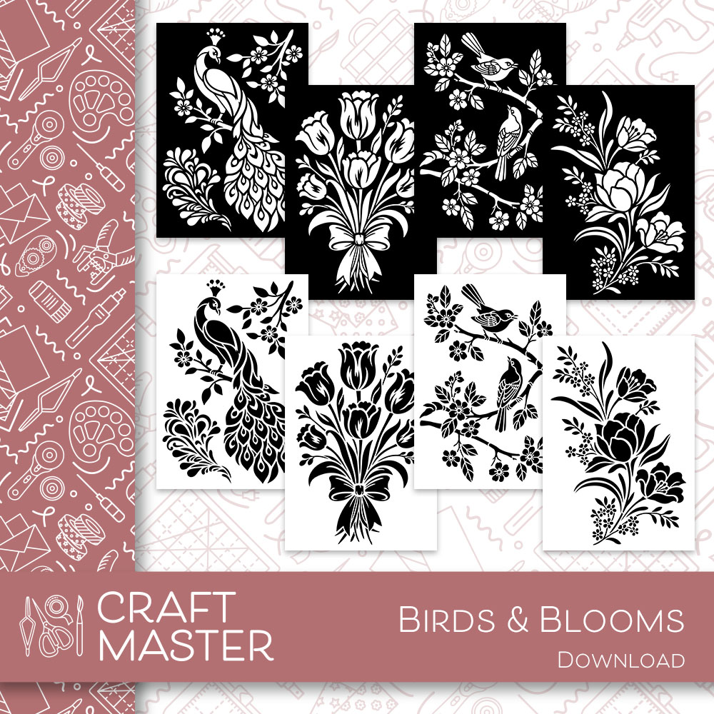 Craft Master Birds & Blossom Toner Designs Download